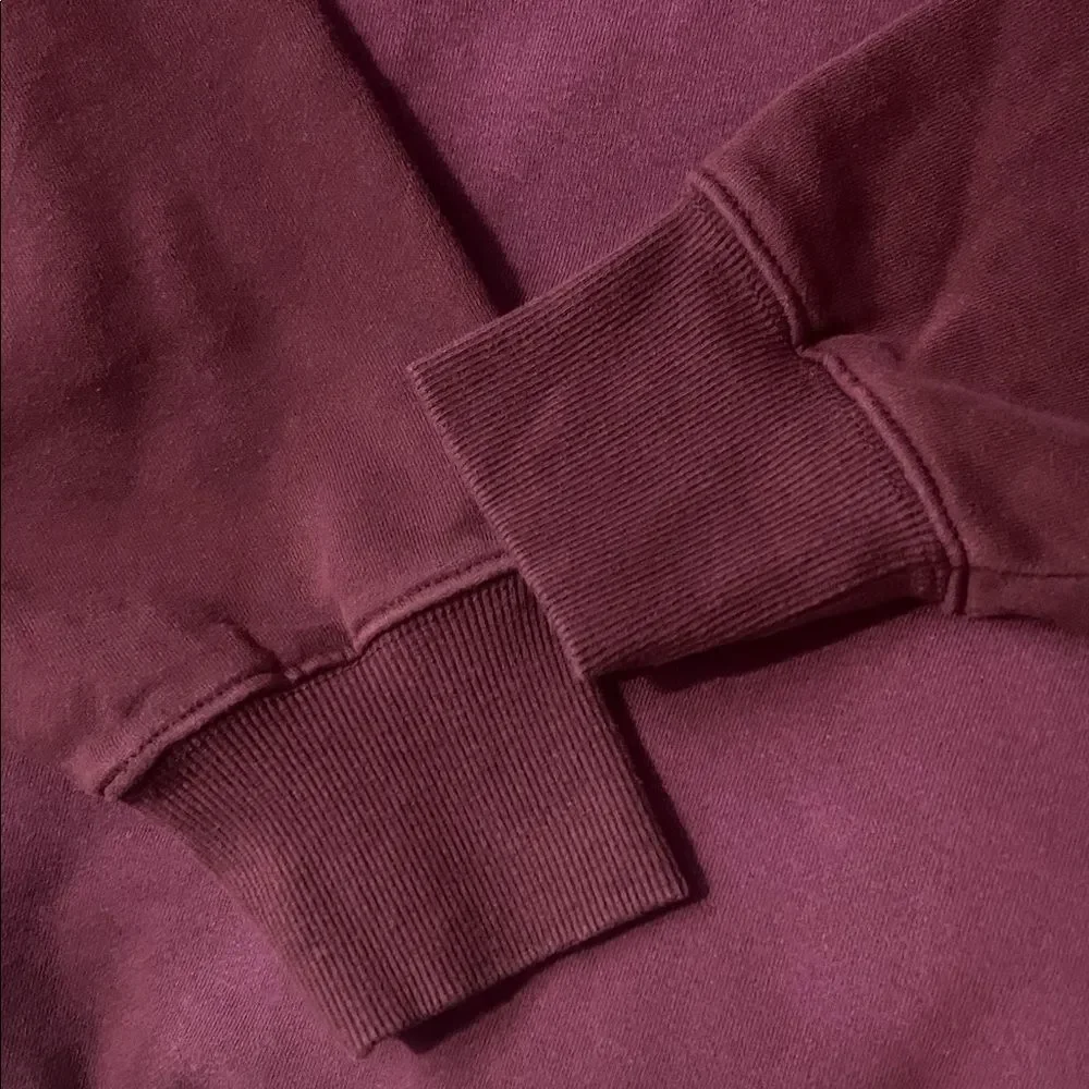 Civil Regime Concrete Snap Hoodie OXBLOOD